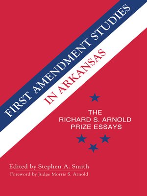 cover image of First Amendment Studies in Arkansas